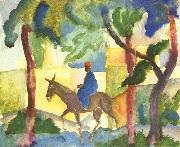 August Macke, Eselreiter